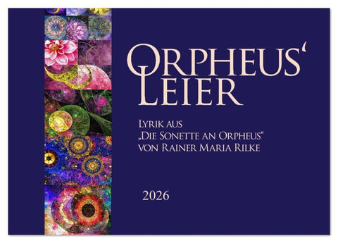 Orpheus' Leier (Tischkalender 2026 DIN A5 quer), CALVENDO Monatskalender