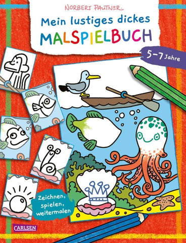 Mein lustiges dickes Malspielbuch
