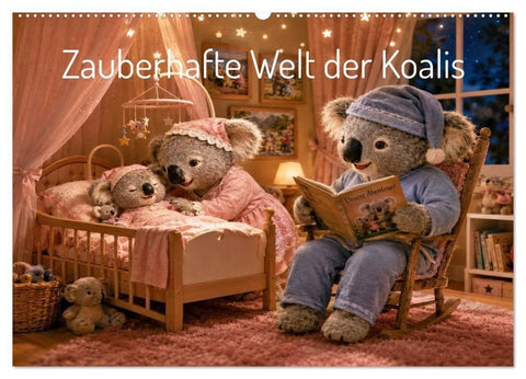 Zauberhafte Welt der Koalis (Wandkalender 2027 DIN A2 quer), CALVENDO Monatskalender