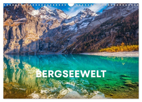 Wunderwelt Schweiz (Wandkalender 2027 DIN A3 quer), CALVENDO Monatskalender