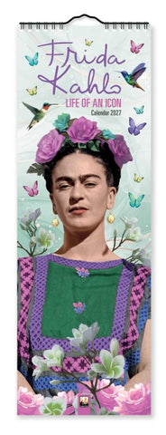 Frida Kahlo – Life of an Icon – Slimline-Kalender 2027 – Original Flame Tree Publishing-Kalender Slimeline [Kalender]