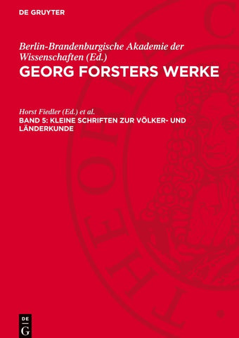 Kleine Schriften zur Völker- und Länderkunde