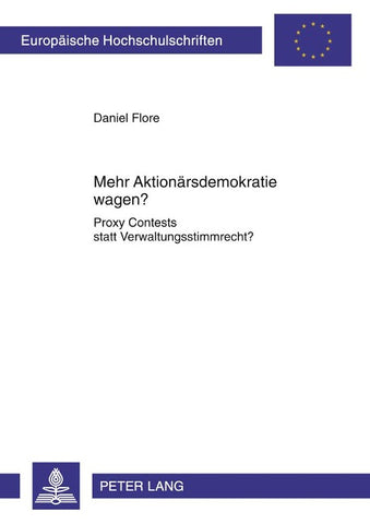 Mehr Aktionärsdemokratie wagen?