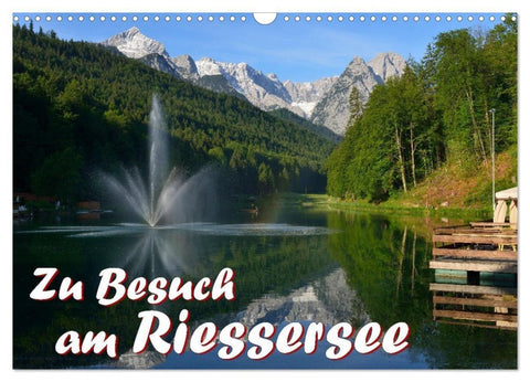Zu Besuch am Riessersee (Wandkalender 2027 DIN A3 quer), CALVENDO Monatskalender