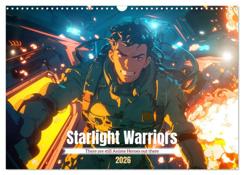 Starlight Warriors (Wall Calendar 2026 DIN A3 landscape), CALVENDO 12 Month Wall Calendar