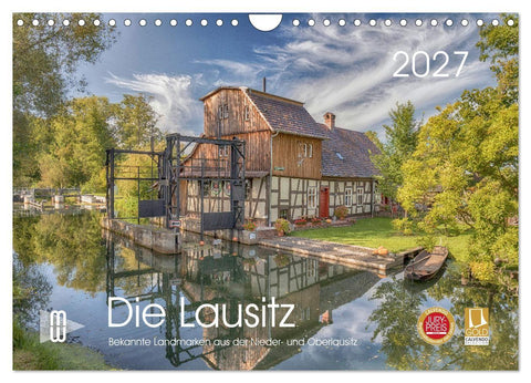 Die Lausitz - Landmarken der Nieder- und Oberlausitz (Wandkalender 2027 DIN A4 quer), CALVENDO Monatskalender