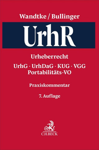 Praxiskommentar Urheberrecht. UrhR