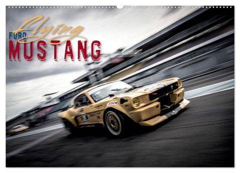 Flying Ford Mustang (Wandkalender 2026 DIN A2 quer), CALVENDO Monatskalender
