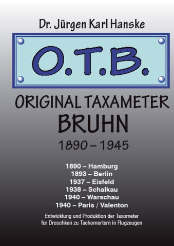 Original Taxameter Bruhn 1890 - 1945