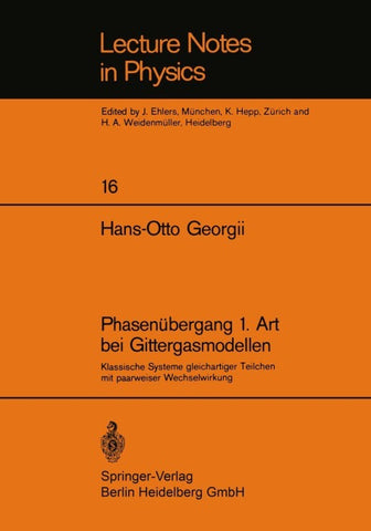 Phasenübergang 1. Art bei Gittergasmodellen