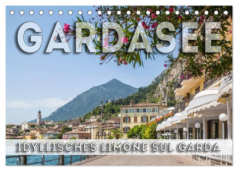 GARDASEE Idyllisches Limone sul Garda (Tischkalender 2026 DIN A5 quer), CALVENDO Monatskalender