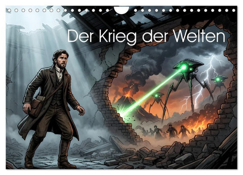 Der Krieg der Welten (Wandkalender 2027 DIN A4 quer), CALVENDO Monatskalender