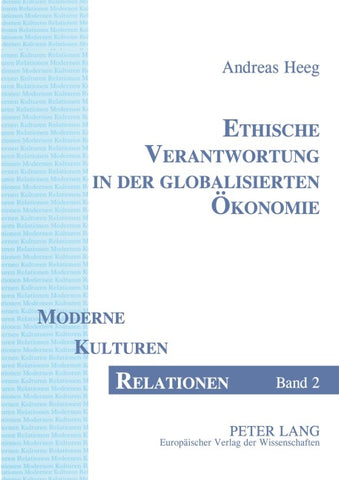 Ethische Verantwortung in der globalisierten Ökonomie