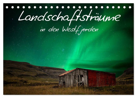 Landschaftsträume in den Westfjorden (Tischkalender 2027 DIN A5 quer), CALVENDO Monatskalender