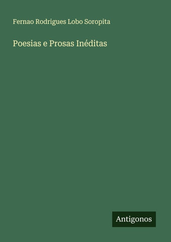 Poesias e Prosas Inéditas