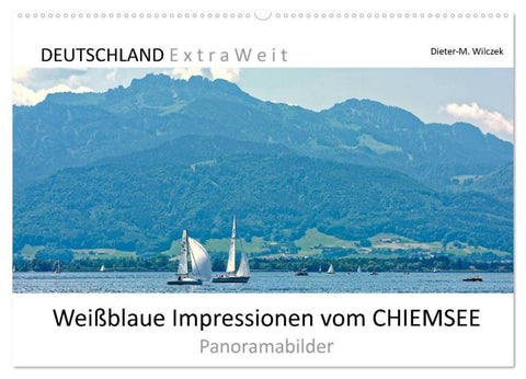 Weißblaue Impressionen vom Chiemsee (Wandkalender 2026 DIN A2 quer), CALVENDO Monatskalender