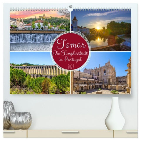 Tomar (hochwertiger Premium Wandkalender 2027 DIN A2 quer), Kunstdruck in Hochglanz