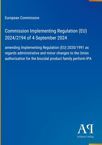 Commission Implementing Regulation (EU) 2024/2194 of 4 September 2024