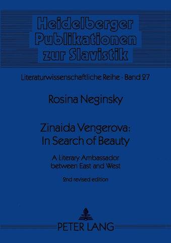 Zinaida Vengerova: In Search of Beauty
