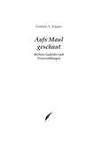 Aufs Maul geschaut
