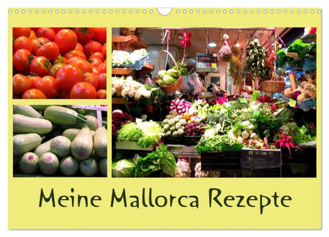 Meine Mallorca Rezepte (Wandkalender 2026 DIN A3 quer), CALVENDO Monatskalender