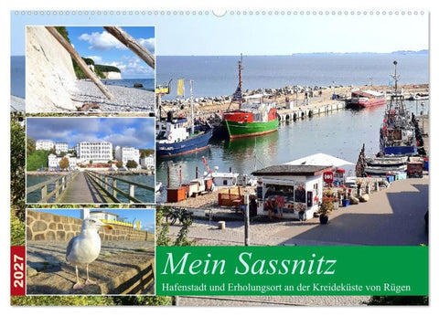 Mein Sassnitz - Hafenstadt und Erholungsort an der Kreideküste von Rügen (Wandkalender 2027 DIN A2 quer), CALVENDO Monatskalender