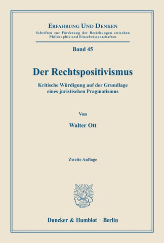 Der Rechtspositivismus.