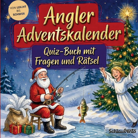Angler-Adventskalender: Quiz-Buch mit Fragen und Rätsel