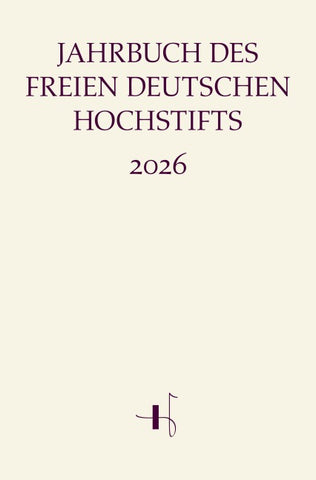Jahrbuch des Freien Deutschen Hochstifts 2026