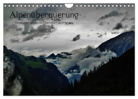 Alpenüberquerung (Wandkalender 2027 DIN A4 quer), CALVENDO Monatskalender