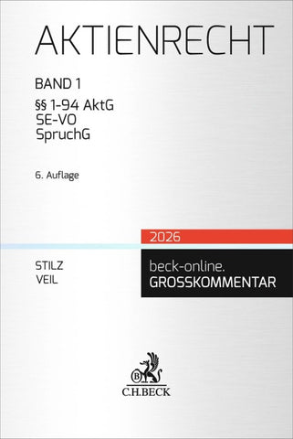 Aktienrecht Band 1: §§ 1-116 AktG