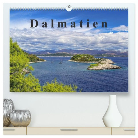 Dalmatien (hochwertiger Premium Wandkalender 2027 DIN A2 quer), Kunstdruck in Hochglanz