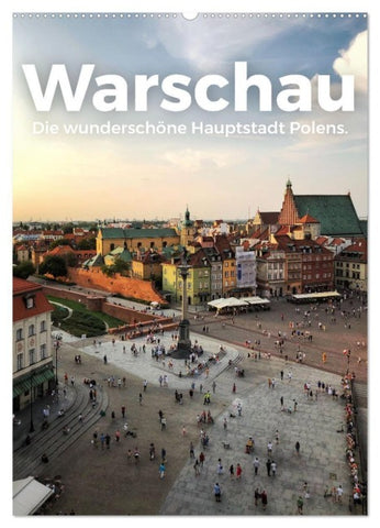 Warschau - Die wunderschöne Hauptstadt Polens. (Wandkalender 2027 DIN A2 hoch), CALVENDO Monatskalender