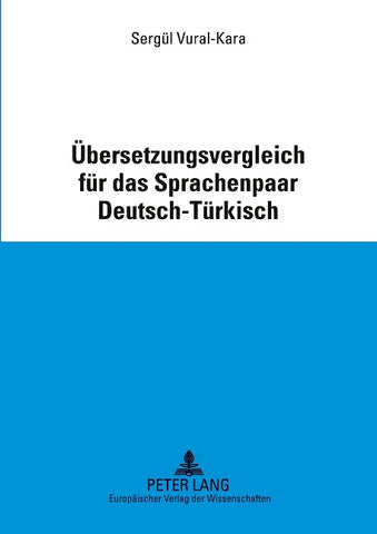 Übersetzungsvergleich für das Sprachenpaar Deutsch-Türkisch