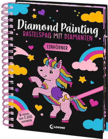 Diamond Painting - Bastelspaß mit Diamanten - Einhörner