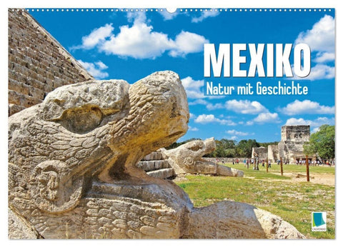 Mexiko: Natur mit Geschichte (Wandkalender 2027 DIN A2 quer), CALVENDO Monatskalender