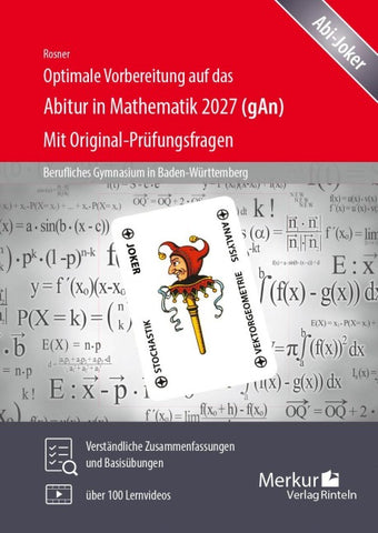 Optimale Vorbereitung auf das Abitur in Mathematik 2027 (gAn)