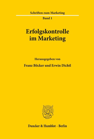 Erfolgskontrolle im Marketing.
