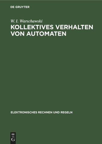 Kollektives Verhalten von Automaten