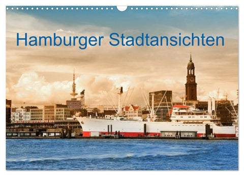 Hamburger Stadtansichten (Wandkalender 2027 DIN A3 quer), CALVENDO Monatskalender