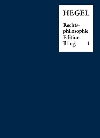 Vorlesungen über Rechtsphilosophie 1818-1831 / Band 1