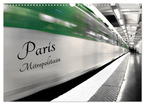 Paris Métropolitain (Calendrier mural 2027 DIN A3 vertical), CALVENDO calendrier mensuel