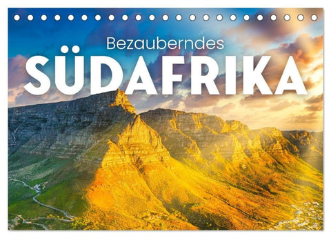 Bezauberndes Südafrika (Tischkalender 2027 DIN A5 quer), CALVENDO Monatskalender