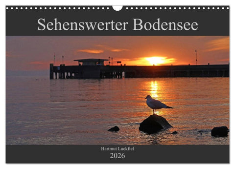 Sehenswerter Bodensee (Wandkalender 2026 DIN A3 quer), CALVENDO Monatskalender