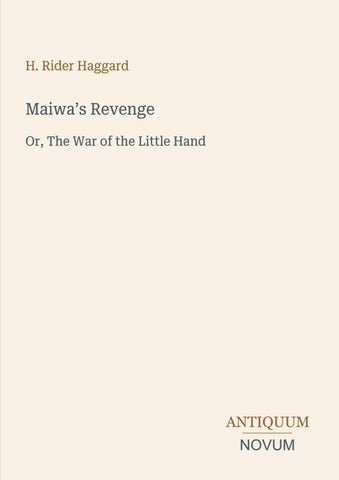 Maiwa's Revenge