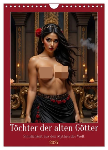 Töchter der alten Götter (Wandkalender 2027 DIN A4 hoch), CALVENDO Monatskalender