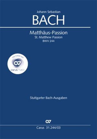 Matthäus-Passion (Klavierauszug deutsch)