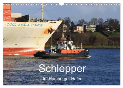 Schlepper im Hamburger Hafen (Wandkalender 2027 DIN A3 quer), CALVENDO Monatskalender