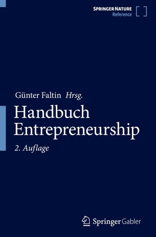 Handbuch Entrepreneurship