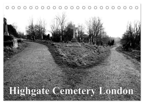 Highgate Cemetery London (Tischkalender 2027 DIN A5 quer), CALVENDO Monatskalender